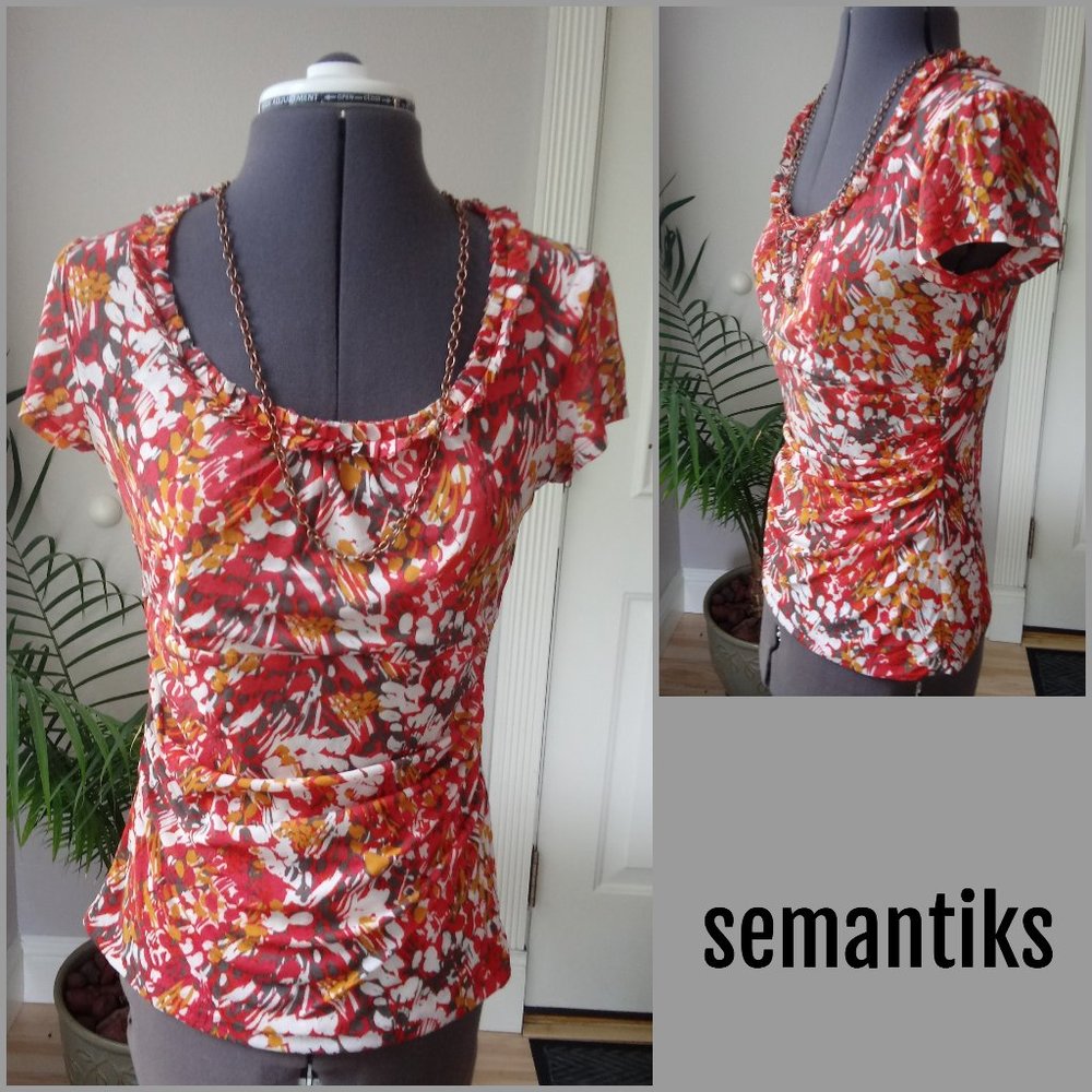 Semantiks Scooped Neck Blouse